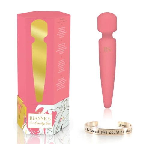 RS Essentials Bella Mini Body Wand Coral - kompaktowy masażer wodoodporny