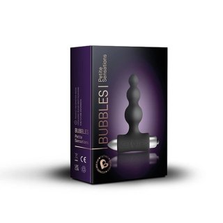 Rocks-Off Petite Sensations Bubbles Black - model z wibracjami, silikonowy