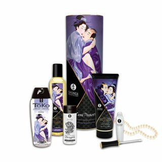 Shunga Carnal Pleasures Collection - Zestaw do masażu i pielęgnacji ciała