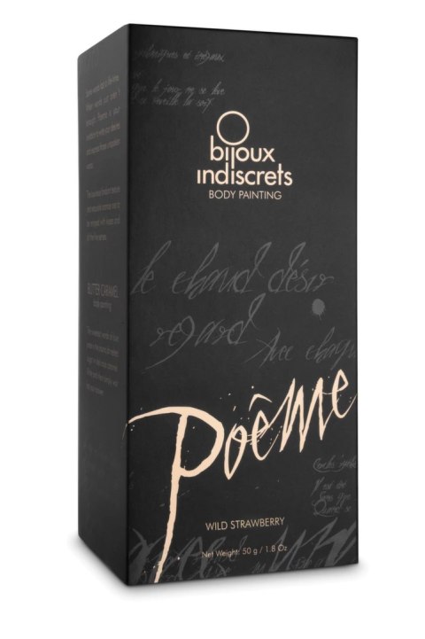 Bijoux Indiscrets Poeme Wild Strawberry pisak do ciała 50ml truskawka