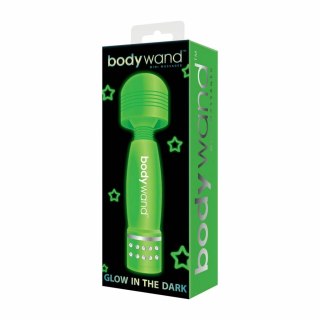 Bodywand Glow In The Dark Wand Massager Green - masażer świecący, kompaktowy