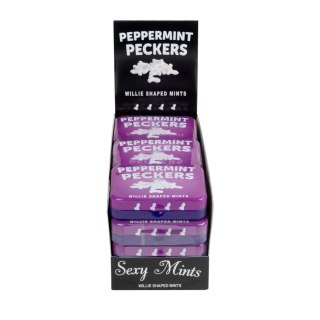 Candyprints Peppermint Peckers Mini miętowki w metalowym opakowaniu 45g