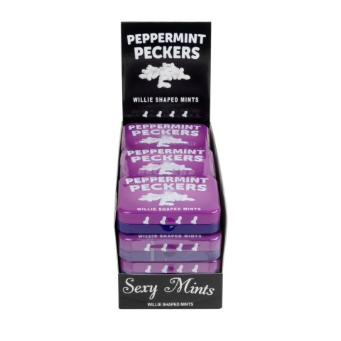 Candyprints Peppermint Peckers Mini miętowki w metalowym opakowaniu 45g