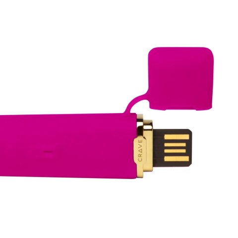 Crave Flex Pink - silikonowy model o elastycznej końcowce, USB