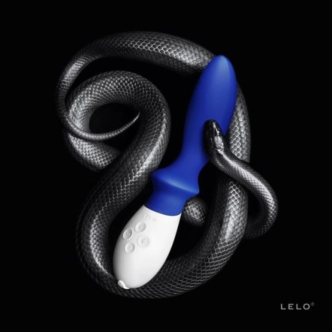 LELO Loki Federal Blue - Wibrujący masażer prostaty, silikonowy, USB