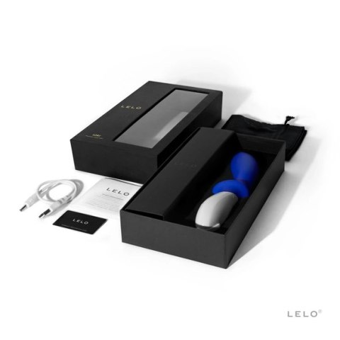 LELO Loki Federal Blue - Wibrujący masażer prostaty, silikonowy, USB