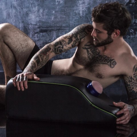 Liberator On A Mission Black siedzisko intymne, pianka, skora eco, 69x23x25cm