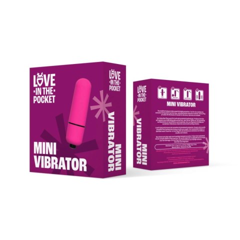 Love in the Pocket Love Bullet Vibro mini urządzenie wibrujące ABS wodoodporne