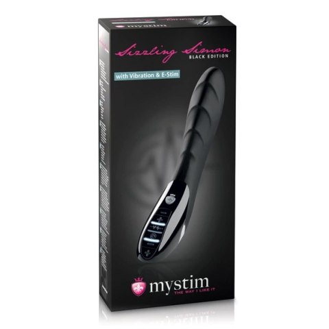 Mystim Sizzling Simon eStim Black - Model z elektrostymulacją i 8 trybami