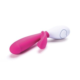 OhMiBod Lovelife Snuggle dwusilnikowy model silikonowy USB fioletowy