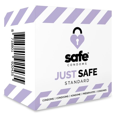 Safe Just Safe prezerwatywy 5 szt. anatomiczne lateksowe 56 mm