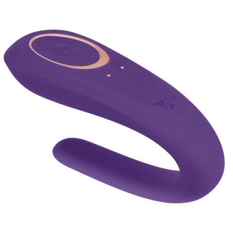 Satisfyer Double Classic model dla par, wodoodporny, 10 trybow, silikon