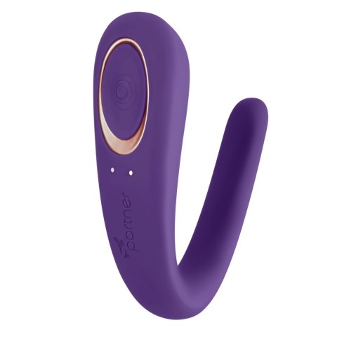 Satisfyer Double Classic model dla par, wodoodporny, 10 trybow, silikon