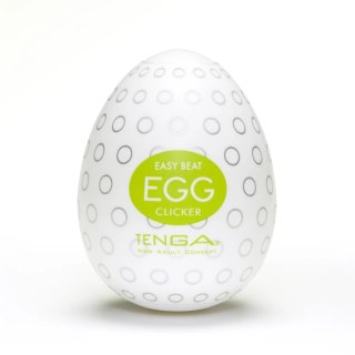 Tenga Egg Clicker - Masturbator jednorazowy elastyczna nakładka intymna, 1 sztuka