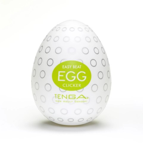 Tenga Egg Clicker - Masturbator jednorazowy elastyczna nakładka intymna, 1 sztuka