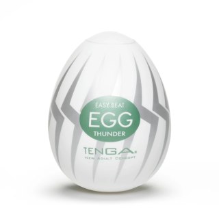 Tenga Egg Thunder - elastyczna nakładka intymna, 1 sztuka