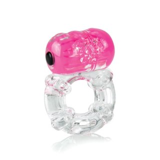 The Screaming O Color Pop Big O Pink - wibrujący pierścień silikonowy