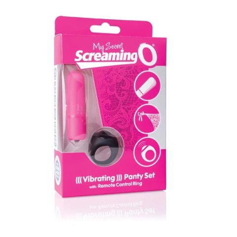 The Screaming O Panty Vibe Pink - Zdalny system wibracyjny z pilotem