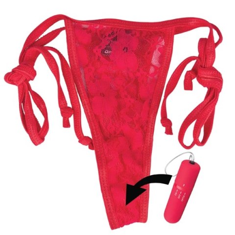 The Screaming O Panty Vibe Red - Zdalnie sterowany model z majteczkami