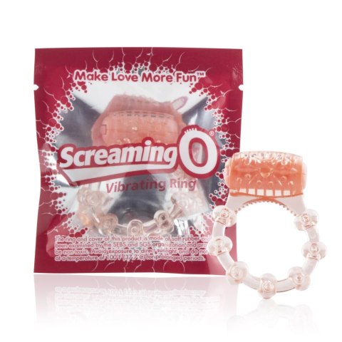The Screaming O Vibrating Ring silikonowy pierścień wibrujący jednorazowy
