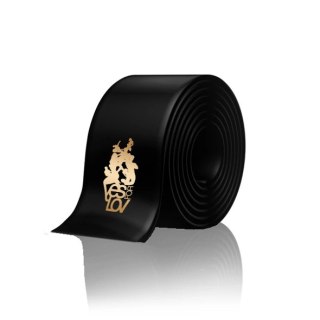 YESforLOV Black Satin - uniwersalna satynowa opaska na oczy i nadgarstki