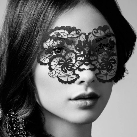 Bijoux Indiscrets Anna Eyemask - elastyczna maska na oczy, czarna