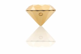 Bijoux Indiscrets Twenty One Diamond - Wibrujący masażer 7 trybow, złoty