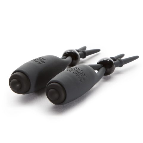 Fifty Shades of Grey Sweet Torture silikonowe wibrujące klipsy 10,8cm