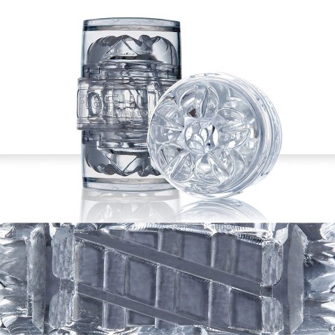 Fleshlight Quickshot Vantage - kompaktowa maszyna intymna, transparentna