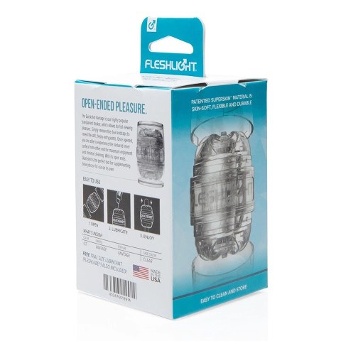 Fleshlight Quickshot Vantage - kompaktowa maszyna intymna, transparentna