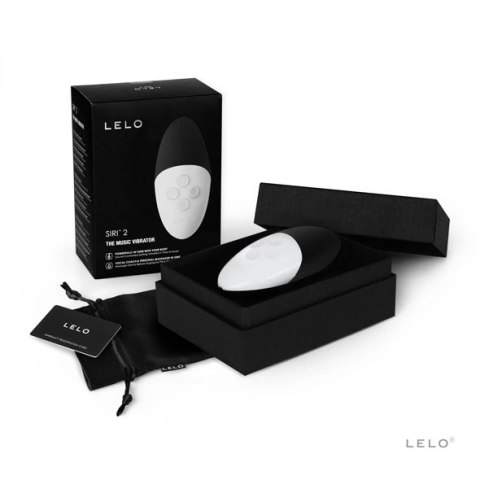LELO SIRI 2 Black - Masażer z funkcją dźwiękową, wodoodporny
