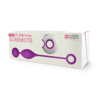 LoversPremium O-Remote Control Egg Purple Julia - silikonowy model z pilotem