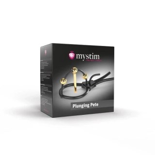 Mystim Plunging Pete pętla elektro-stymulująca z sondą 24K regulowana