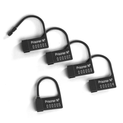 Mystim Pubic Enemy No 1 system kontroli z elektrostymulacją, transparentny