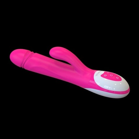 Nalone Wave silikonowy masażer z podwojnym napędem, wodoodporny 26 cm