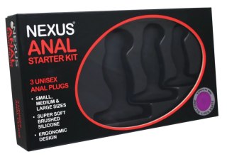 Nexus Anal Starter Kit - Zestaw silikonowych plugow 3 rozmiary