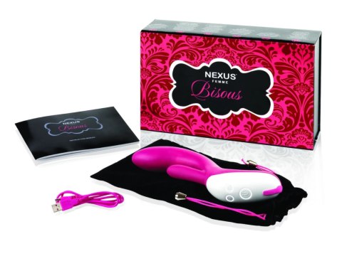 Nexus Femme Bisous - model ze stymulatorem, silikonowy, ładowany USB