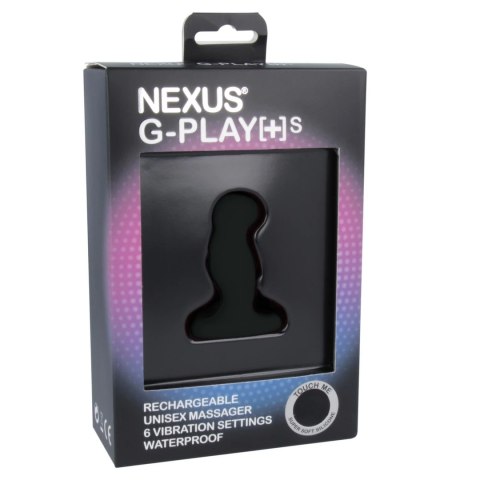 Nexus G-Play+ Small Black - kompaktowa wibrująca sonda silikonowa