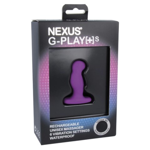 Nexus G-Play+ Small Purple - wibrująca zatyczka silikonowa USB 6 trybow