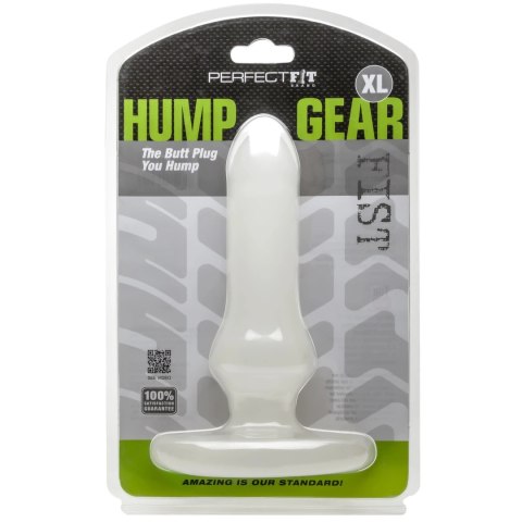 Perfect Fit Hump Gear XL Clear - anatomiczny plug, Silaskin, przezroczysty