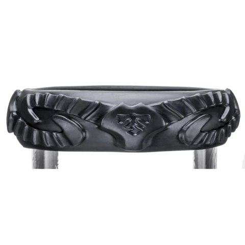 Perfect Fit Ram Ring Black - stylowy pierścień anatomiczny czarny