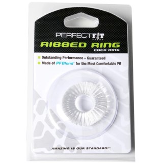 Perfect Fit Ribbed Ring Clear - wytrzymały pierścień anatomiczny SilaSkin