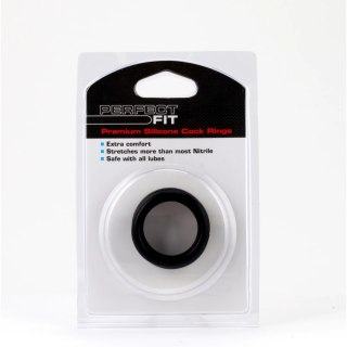 Perfect Fit Silicone 3 Ring Kit Medium Black - Zestaw silikonowych pierścieni M