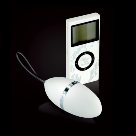 Plaisirs Secrets Vibrating Egg White - bezprzewodowe jajko wibrujące 10 trybow