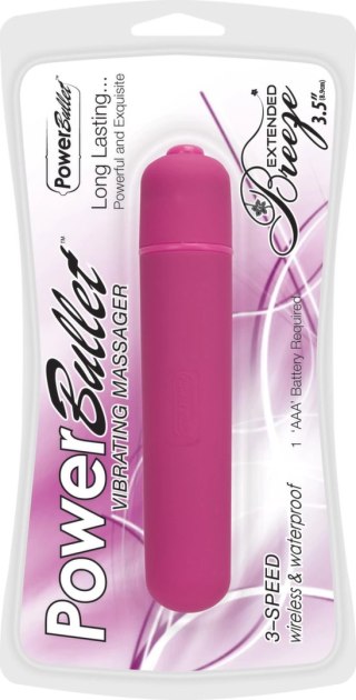 PowerBullet Extended Breeze Fuchsia - model o dużej mocy, 3 tryby, 8.9 cm