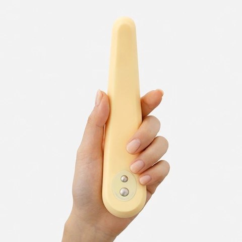 Tenga Iroha Mikazuki Yellow - elastyczny model silikonowy, 17,2 cm