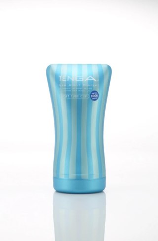 Tenga Soft Tube Cup Cool Edition - maszyna intymna z efektem chłodzenia