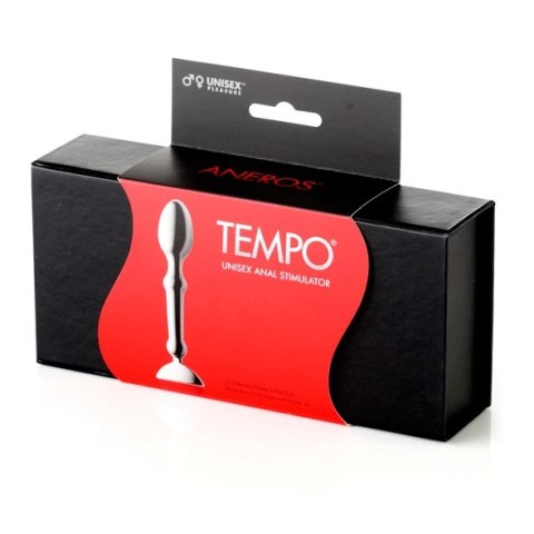 Aneros Tempo stalowy model z anatomicznym trzonkiem 9,5 cm