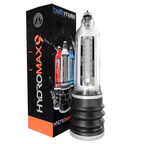 Bathmate Hydromax9 Crystal Clear - model wodny, rozmiar XL, transparentny
