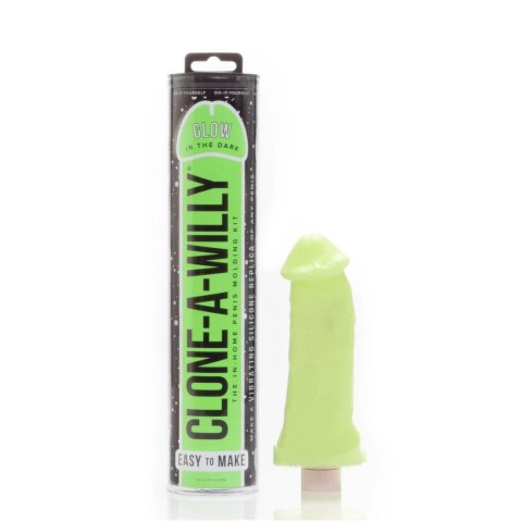 Clone A Willy Kit Glow-in-the-Dark Green - Zestaw do odlewu świecący zielony
